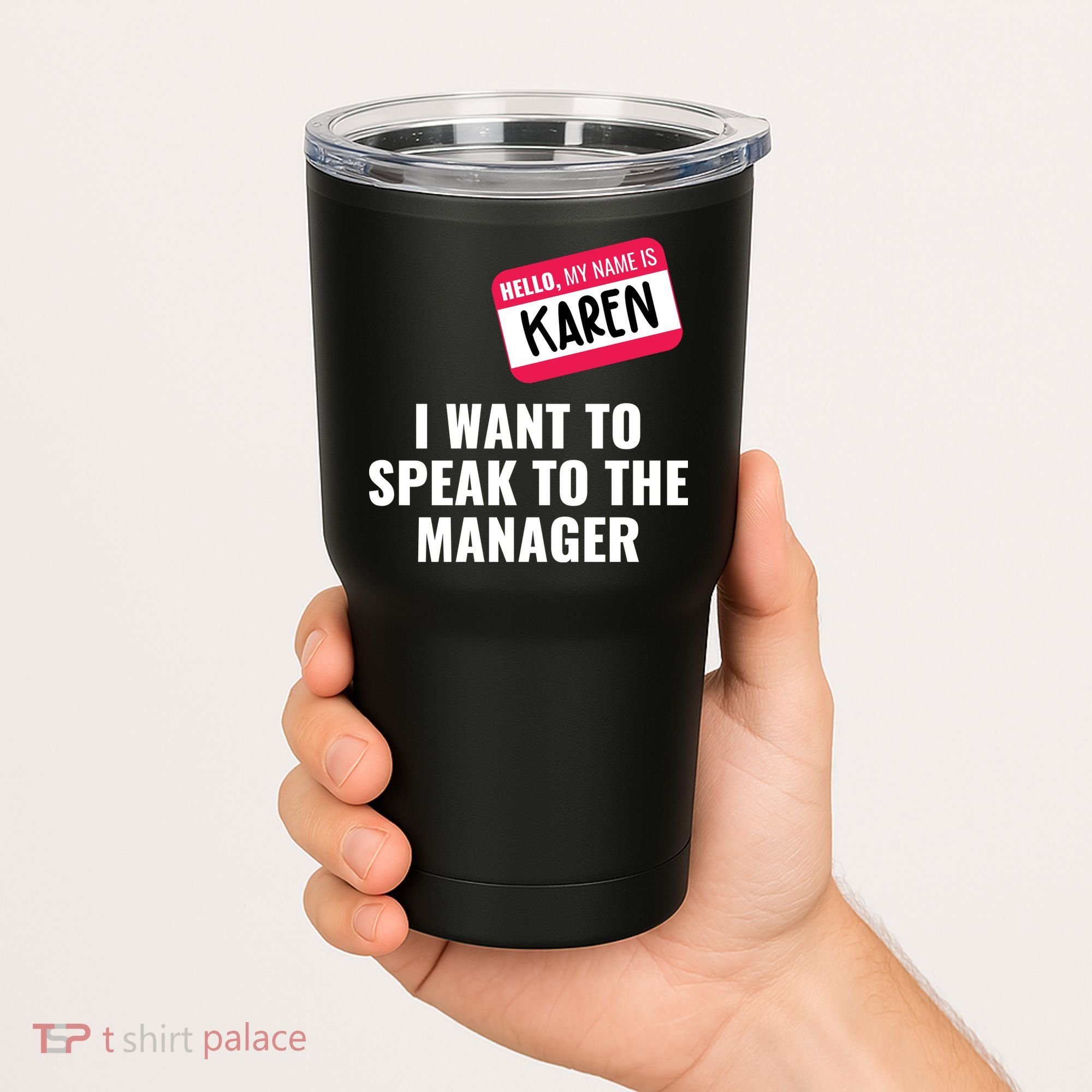 Funny Halloween Karen Costume Tumbler