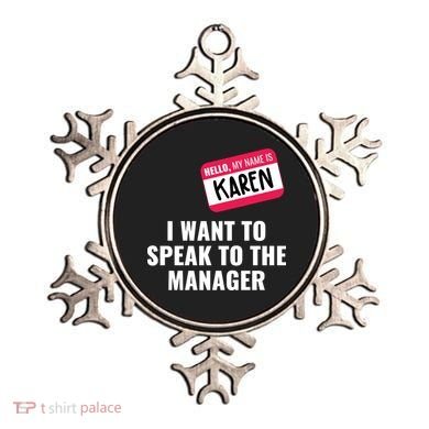 Funny Halloween Karen Costume Ornament