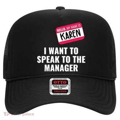 Funny Halloween Karen Costume Hat