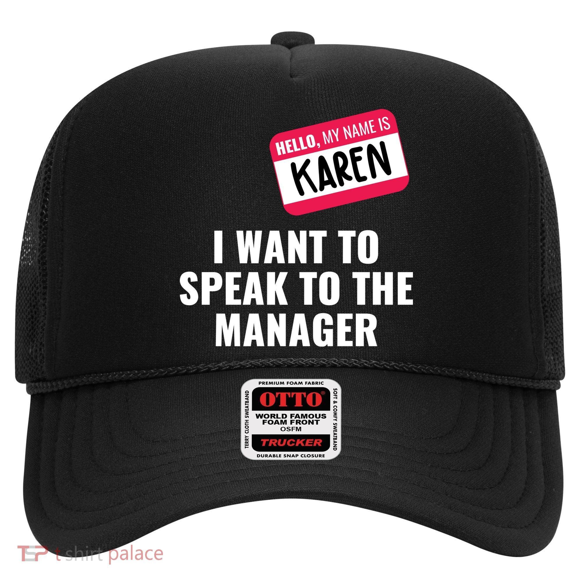 Funny Halloween Karen Costume Hat