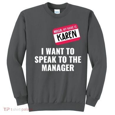 Funny Halloween Karen Costume Sweatshirt
