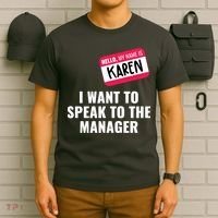 Funny Halloween Karen Costume T-Shirt thumb 6