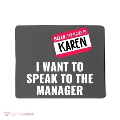 Funny Halloween Karen Costume Mousepad
