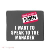 Funny Halloween Karen Costume Mousepad thumb 0