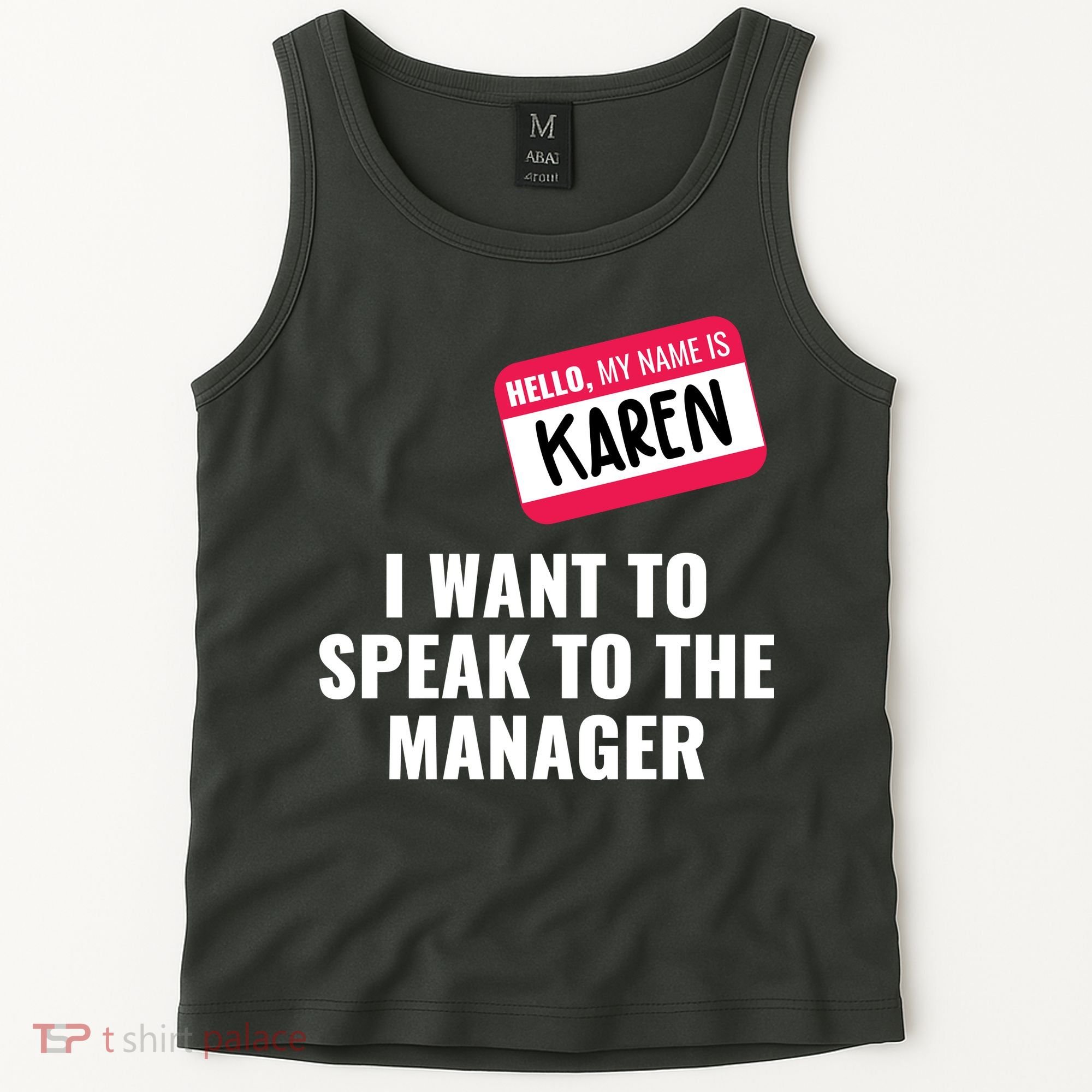 Funny Halloween Karen Costume Tank Top