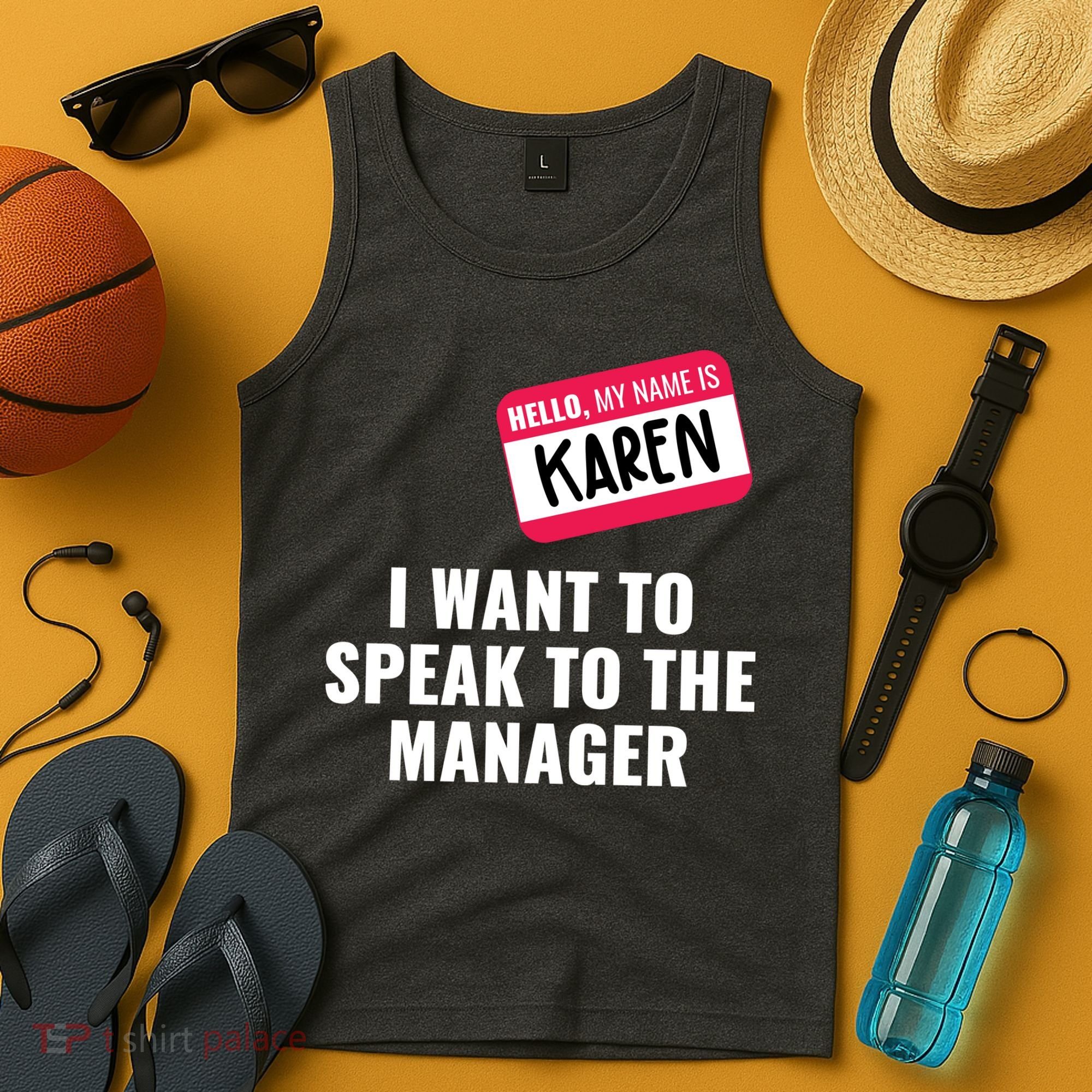 Funny Halloween Karen Costume Tank Top
