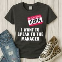 Funny Halloween Karen Costume Women's T-Shirt thumb 3