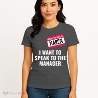 Funny Halloween Karen Costume Women's T-Shirt thumb 4