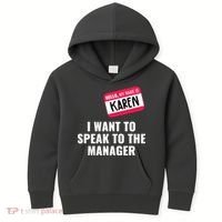 Funny Halloween Karen Costume Kids Hoodie thumb 0