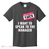 Funny Halloween Karen Costume Kids T-Shirt thumb 0