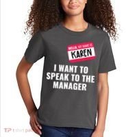 Funny Halloween Karen Costume Kids T-Shirt thumb 2