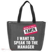 Funny Halloween Karen Costume Tote Bag thumb 0