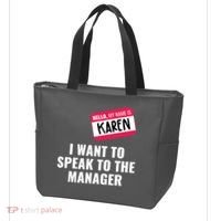 Funny Halloween Karen Costume Tote Bag thumb 3