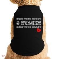 Funny Heartbreak Keep Your Heart Three Stacks Doggie Tank thumb 0