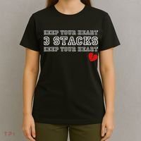 Funny Heartbreak Keep Your Heart Three Stacks T-Shirt thumb 4