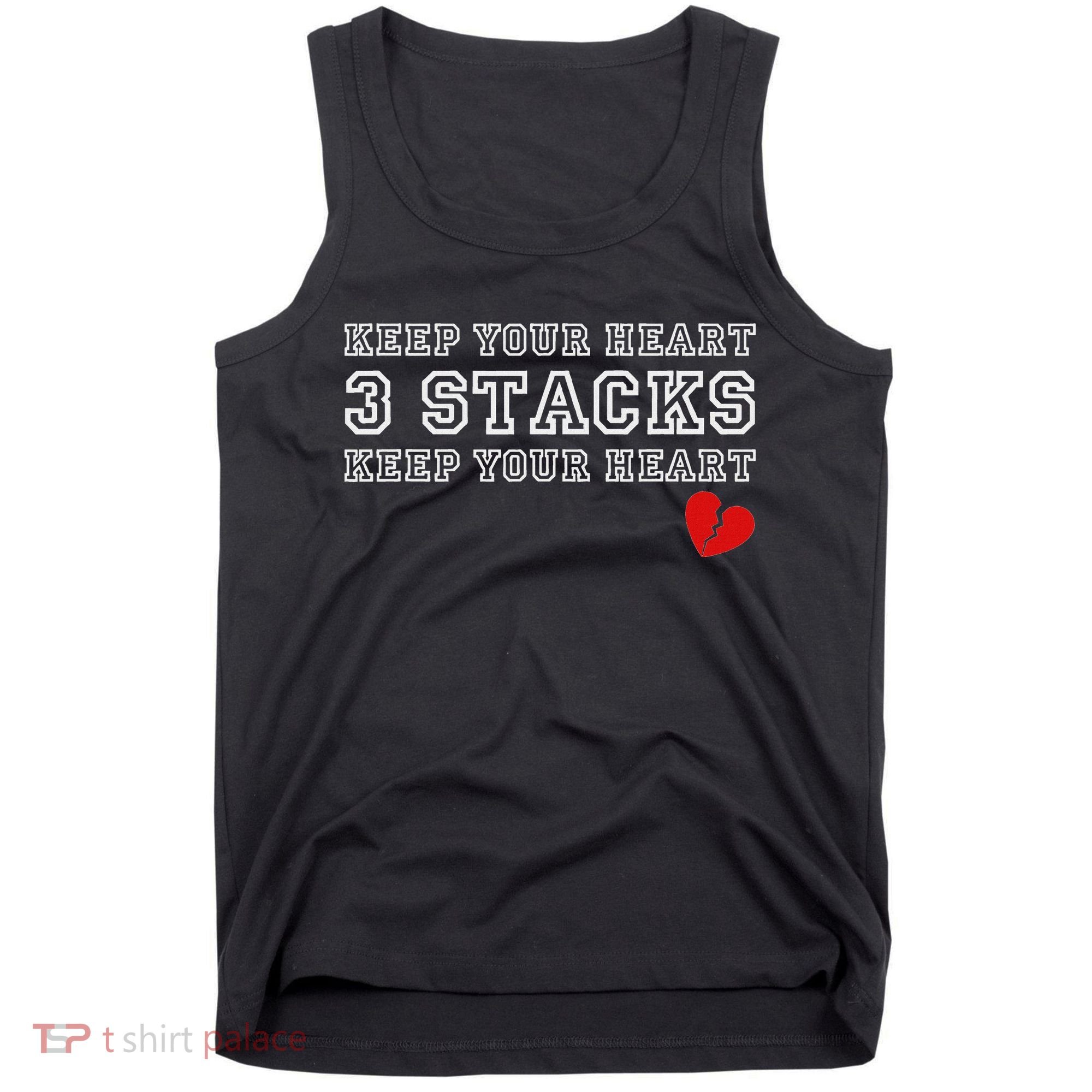 Funny Heartbreak Keep Your Heart Three Stacks Tank Top
