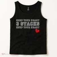 Funny Heartbreak Keep Your Heart Three Stacks Tank Top thumb 2