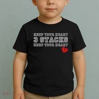 Funny Heartbreak Keep Your Heart Three Stacks Toddler T-Shirt thumb 2