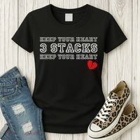 Funny Heartbreak Keep Your Heart Three Stacks Women's T-Shirt thumb 3