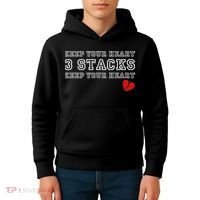 Funny Heartbreak Keep Your Heart Three Stacks Kids Hoodie thumb 4