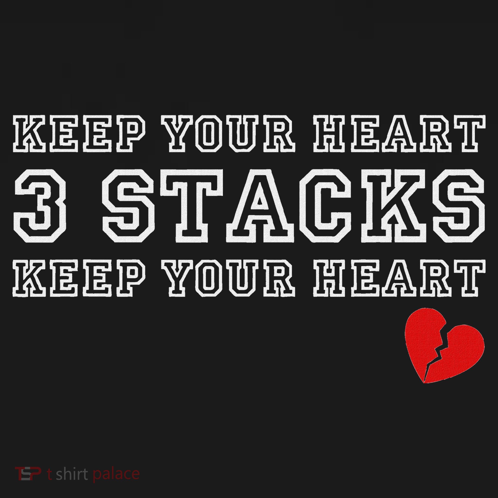 Funny Heartbreak Keep Your Heart Three Stacks Kids Hoodie