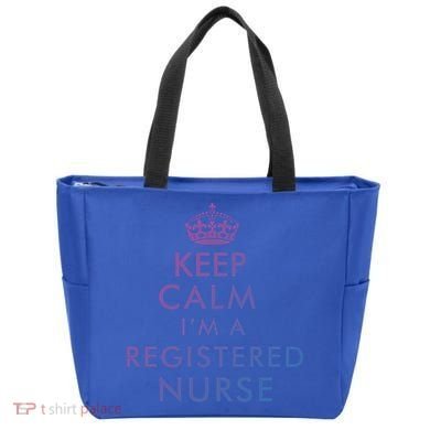 Funny Hilarious Keep Calm Im A Registered Nurse Rn Meaningful Gift Tote Bag