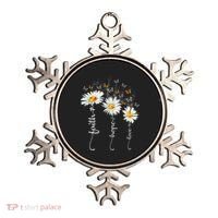 Faith & Hope & Love Butterfly Daisy Chirstian God Religious Ornament thumb 0
