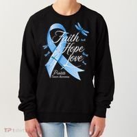 Faith Hope Love Prostate Cancer Awareness Women's Sweatshirt thumb 0