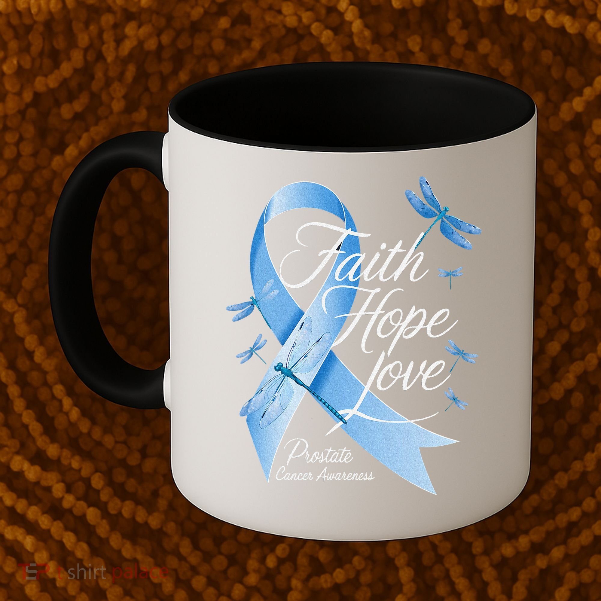 Faith Hope Love Prostate Cancer Awareness Coffee Mug
