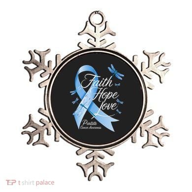 Faith Hope Love Prostate Cancer Awareness Ornament