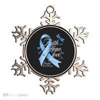 Faith Hope Love Prostate Cancer Awareness Ornament thumb 0