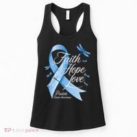 Faith Hope Love Prostate Cancer Awareness Women's Tank Top thumb 0