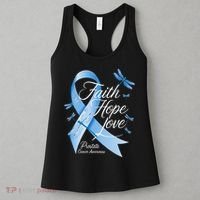 Faith Hope Love Prostate Cancer Awareness Women's Tank Top thumb 3