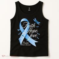 Faith Hope Love Prostate Cancer Awareness Tank Top thumb 2