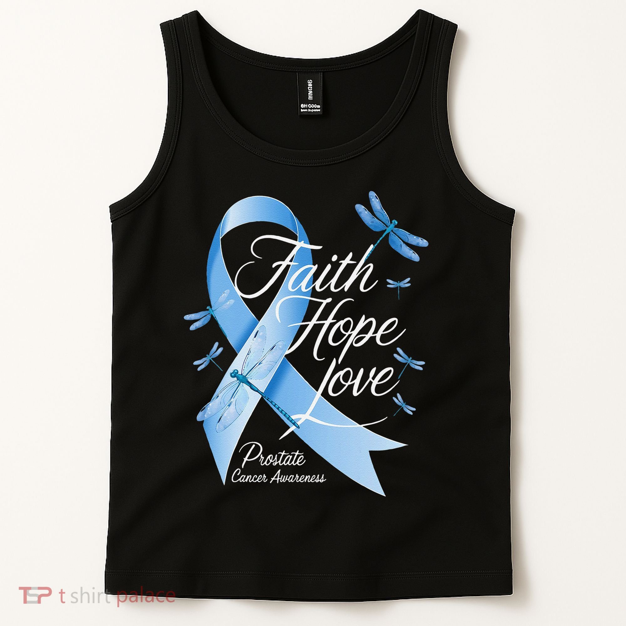 Faith Hope Love Prostate Cancer Awareness Tank Top