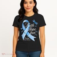 Faith Hope Love Prostate Cancer Awareness Women's T-Shirt thumb 4