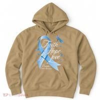 Faith Hope Love Prostate Cancer Awareness Hoodie thumb 0