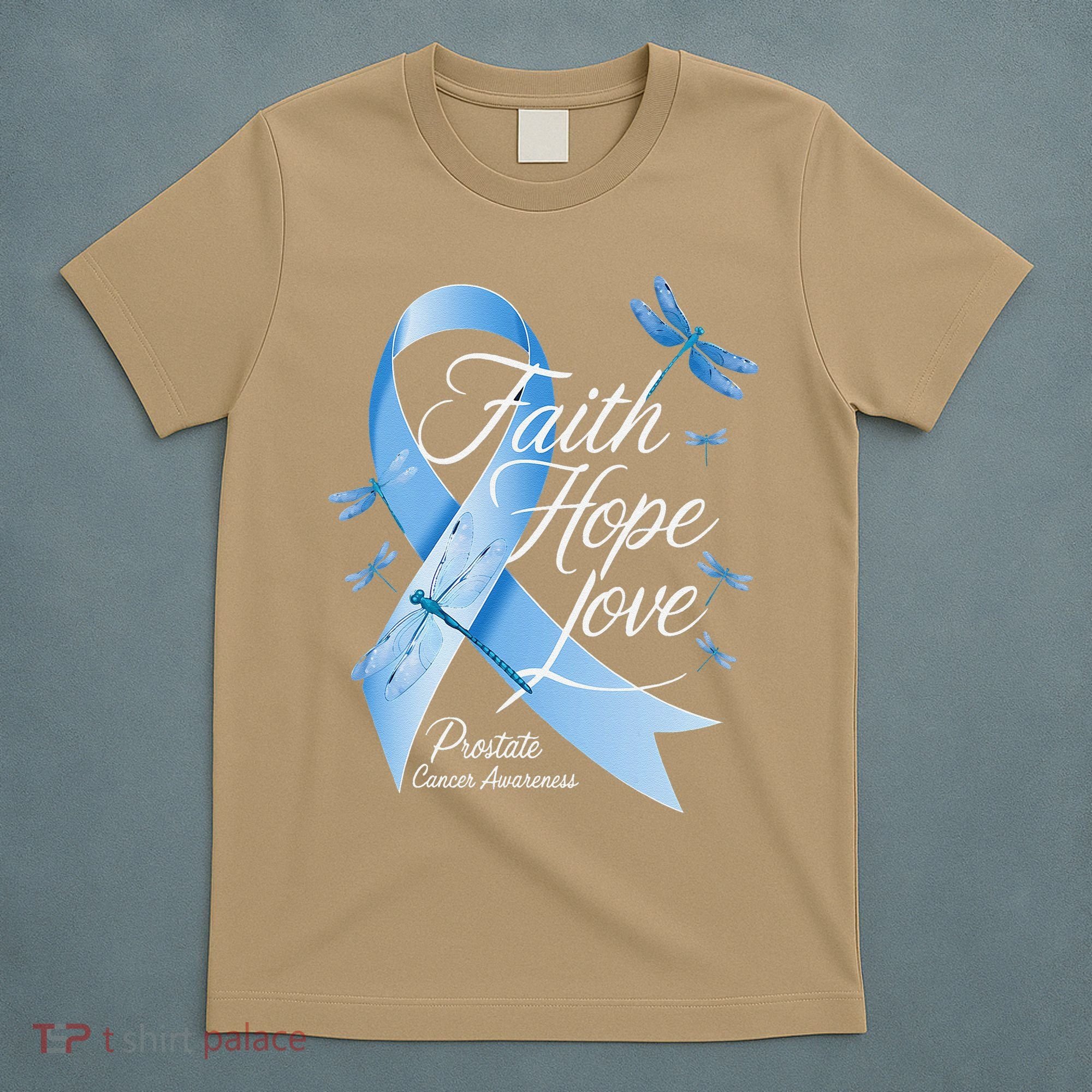 Faith Hope Love Prostate Cancer Awareness T-Shirt