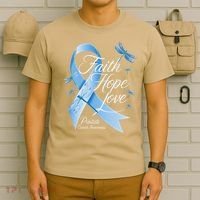 Faith Hope Love Prostate Cancer Awareness T-Shirt thumb 6