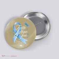 Faith Hope Love Prostate Cancer Awareness Button thumb 0