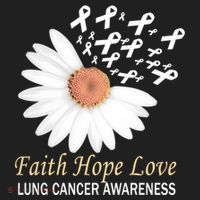 Faith Hope Love Lung Cancer Awareness Funny Gift Beanie thumb 2