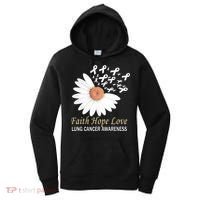 Faith Hope Love Lung Cancer Awareness Funny Gift Women's Hoodie thumb 0