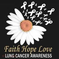 Faith Hope Love Lung Cancer Awareness Funny Gift Women's Hoodie thumb 2