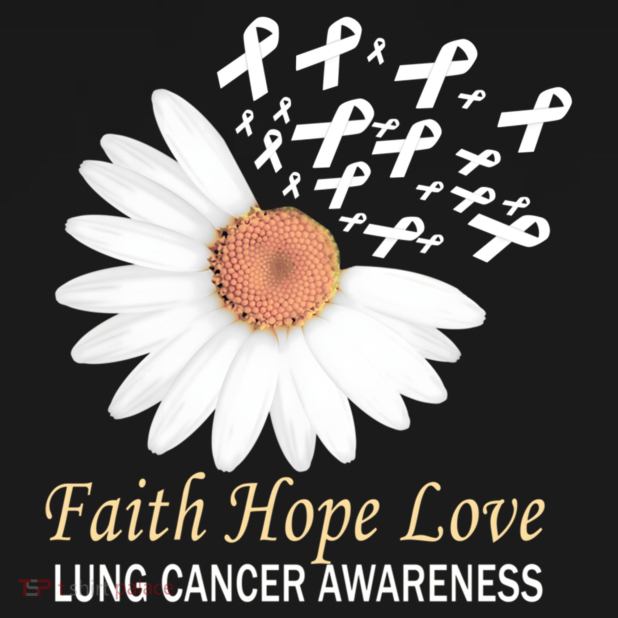Faith Hope Love Lung Cancer Awareness Funny Gift Women's Hoodie