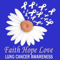 Faith Hope Love Lung Cancer Awareness Funny Gift T-Shirt thumb 7