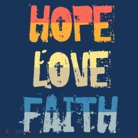 Faith Hope Love Christian Faith Saying Jesus Christ Women's Hoodie thumb 2