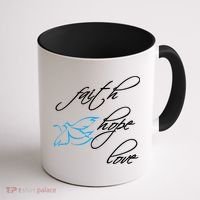 Faith Hope Love Spiritual Tee Coffee Mug thumb 1