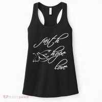 Faith Hope Love Spiritual Tee Women's Tank Top thumb 0