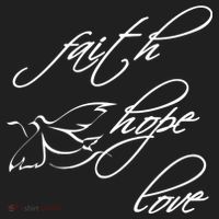 Faith Hope Love Spiritual Tee Hat thumb 2