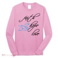 Faith Hope Love Spiritual Tee Long Sleeve Shirt thumb 0